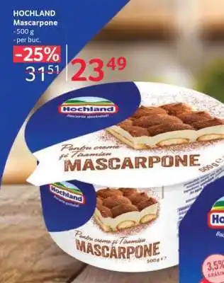 Selgros HOCHLAND Mascarpone Ofertă