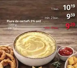 Selgros Piure de cartofi 3% unt Ofertă