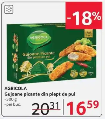 Selgros AGRICOLA Gujoane picante din piept de pui Ofertă