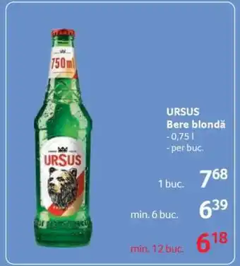 Selgros URSUS Bere blondă Ofertă