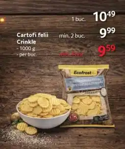 Selgros Cartofi felii Crinkle Ofertă