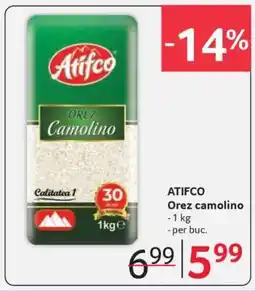 Selgros ATIFCO Orez camolino Ofertă