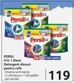 Selgros PERSIL 4 în 1 Discs Detergent discuri pentru rufe Ofertă
