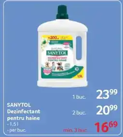 Selgros SANYTOL Dezinfectant pentru haine Ofertă