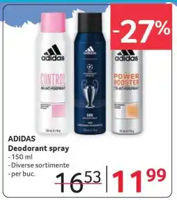 Selgros Adidas Deodorant spray Ofertă