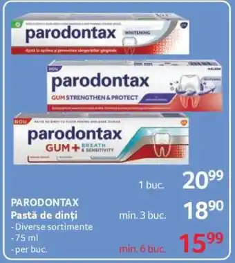 Selgros PARODONTAX Pastă de dinți Ofertă