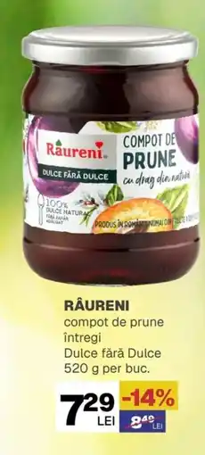 Annabella RÂURENI compot de prune întregi Ofertă