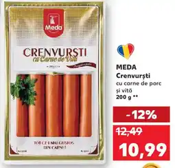 Kaufland MEDA Crenvursti Ofertă