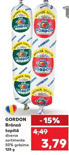 Kaufland GORDON Brânză topită Ofertă