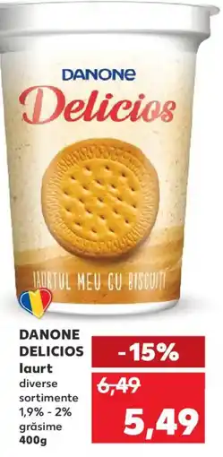 Kaufland DANONE DELICIOS laurt Ofertă