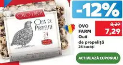 Kaufland OVO FARM Oua de prepeliţă Ofertă