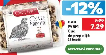 Kaufland OVO FARM Oua de prepeliţă Ofertă