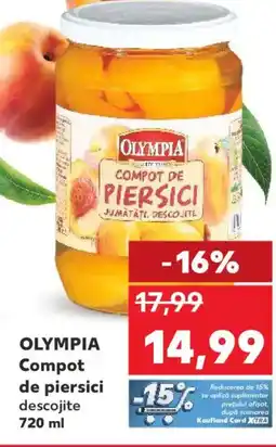 Kaufland OLYMPIA Compot de piersici Ofertă