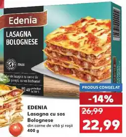 Kaufland EDENIA Lasagna cu sos Bolognese Ofertă