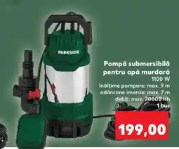 Kaufland Pompa submersibilă pentru apă murdară Ofertă