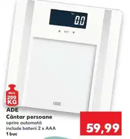 Kaufland ADE Cântar persoane Ofertă