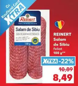 Kaufland REINERT Salam de Sibiu feliat 100 g Ofertă