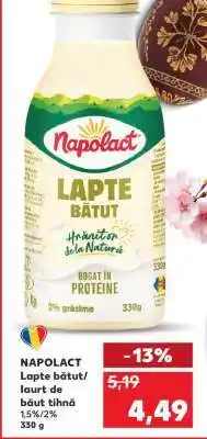 Kaufland NAPOLACT Lapte bătut Ofertă