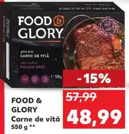 Kaufland FOOD & GLORY Carne de vită 550 g Ofertă