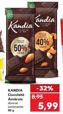 Kaufland KANDIA Ciocolată Amăruie Ofertă