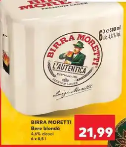 Kaufland BIRRA MORETTI Ofertă