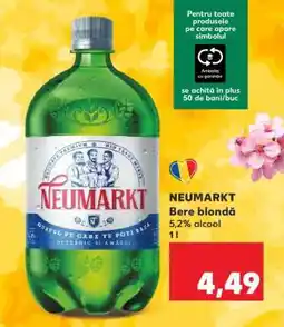Kaufland NEUMARKT Bere blondă Ofertă