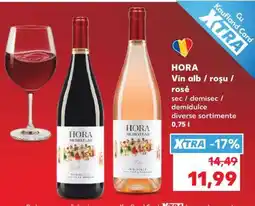 Kaufland HORA Vin alb / roșu / rosé Ofertă