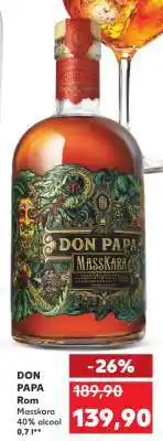Kaufland DON PAPA Rom Masskara Ofertă