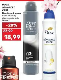 Kaufland DOVE ADVANCED CARE Deodorant spray Ofertă