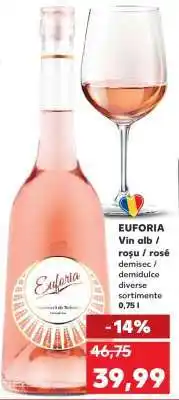 Kaufland EUFORIA Vin alb / roșu / rosé Ofertă