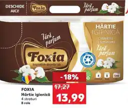 Kaufland FOXIA Hârtie igienică Ofertă