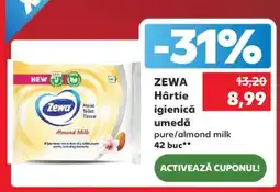 Kaufland ZEWA Hârtie igienică umedă Ofertă