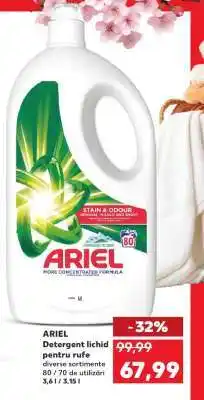 Kaufland ARIEL Detergent lichid pentru rufe Ofertă