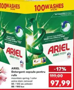 Kaufland ARIEL Detergent capsule pentru rufe Ofertă