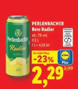 Lidl Perlenbacher Bere Radler Ofertă