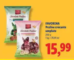 Lidl FAVORINA Praline crocante umplute Ofertă