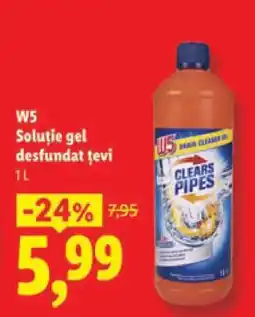 Lidl W5 Soluție gel desfundat țevi Ofertă