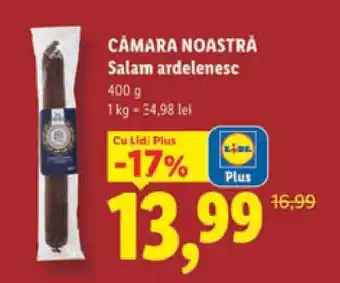 Lidl Cămara Noastră Salam ardelensc Ofertă
