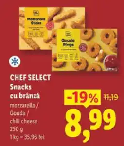 Lidl Chef Select Snacks cu brânză Ofertă