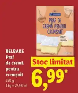 Lidl Belbake Praf de cremă pentru cremșnit Ofertă