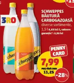 Penny Schweppes Băutură Carbogazoasă Ofertă