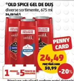 Penny OLD SPICE Gel de duș Ofertă
