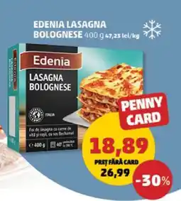 Penny Edenia Lasagna Bolognese Ofertă