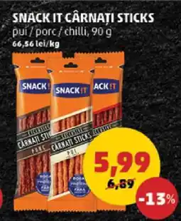 Penny SNACK IT Cârnați sticks Ofertă