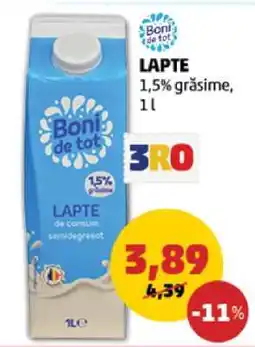 Penny Lapte Boni de tot Ofertă