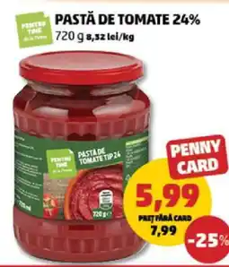 Penny Pastă de Tomate 24% Ofertă