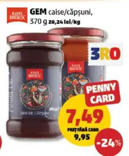 Penny GEM caise/căpșuni Ofertă