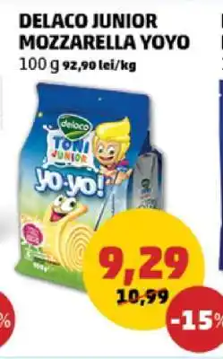 Penny Delaco Junior Mozzarella Yoyo Ofertă
