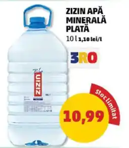 Penny ZIZIN Apă minerală plată Ofertă