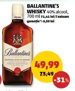 Penny Ballantine's Whisky Ofertă